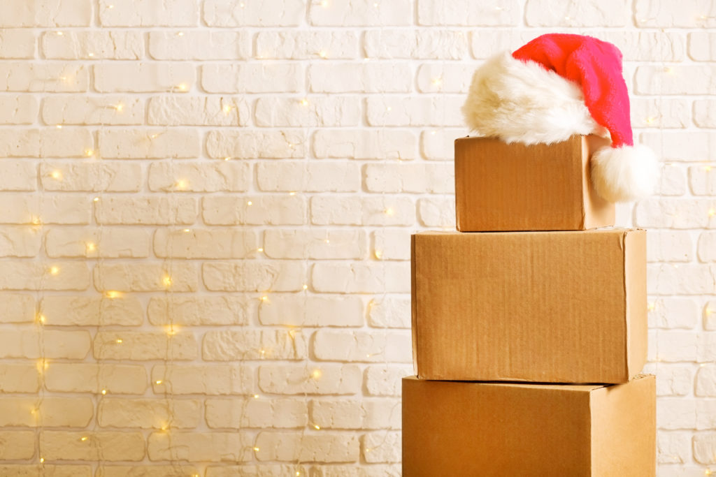 Santa-hat-on-moving-boxes
