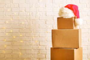 Santa-hat-on-moving-boxes